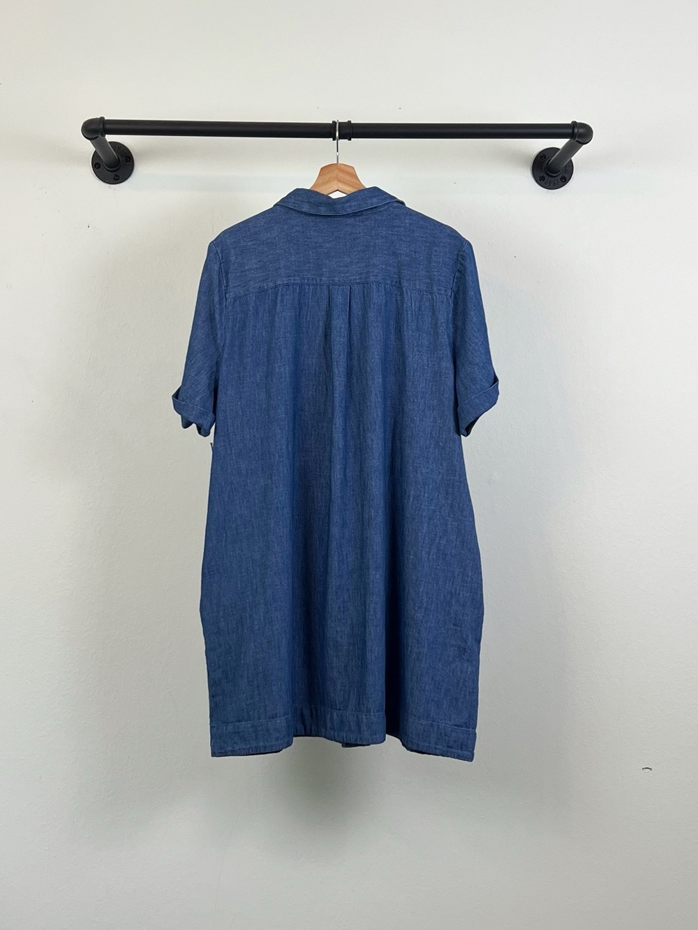 NWT Old Navy Classic Chambray Shirt Dress 886425 - Picture 6 of 7